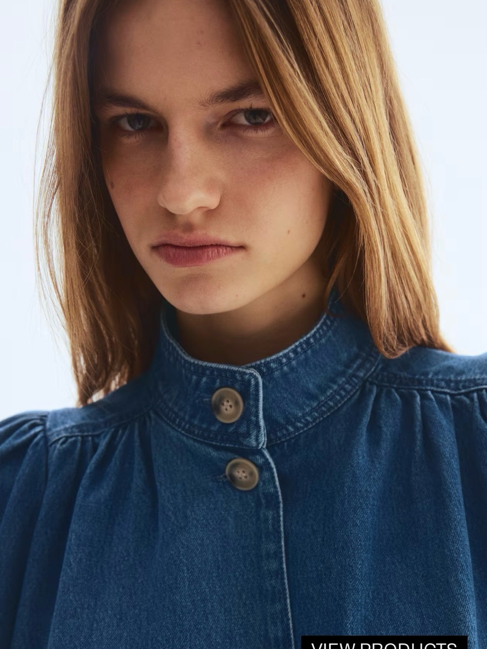 H&M Puffed Sleeve Twill Jacket - Picture 11 of 13